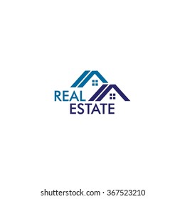Real Estate Logo. Creative Housing/Construction/Flipping/Architecture Company Logo Icon Concept Vector Illustration