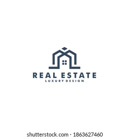 real estate logo deign vector, home icon symbol logotype