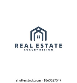real estate logo deign vector, home icon symbol logotype