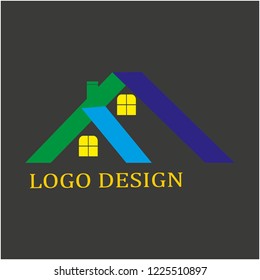 Real estate logo design.