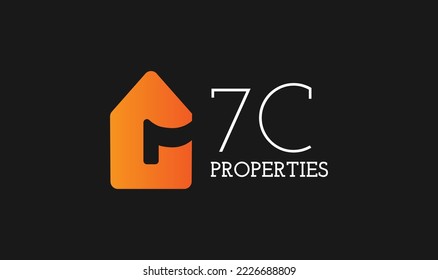 Diseño de logotipo inmobiliario en Adobe Illustrator
