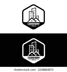 Real Estate Logo design, Architecture Logo, Modern corporate  business logo design template vector illustration.
