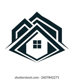 real estate logo design background white