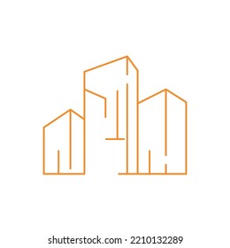 Real estate logo design. Building icon design