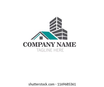 real estate logo design Business Company vector art