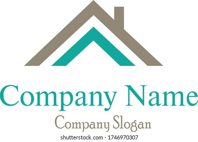 Real Estate logo design for business, eps 10 format white backround