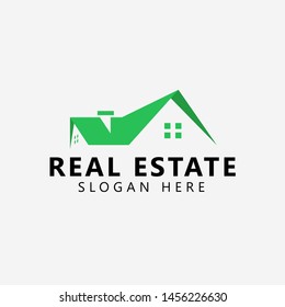 Real Estate Logo Design House Logo Stock Vector (Royalty Free ...