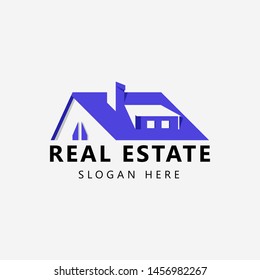 Real Estate Logo Template Colorful Concept Stock Vector (Royalty Free ...