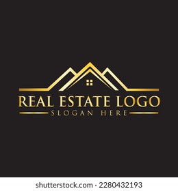 Diseño de logotipos inmobiliarios, construcción, negocio inmobiliario