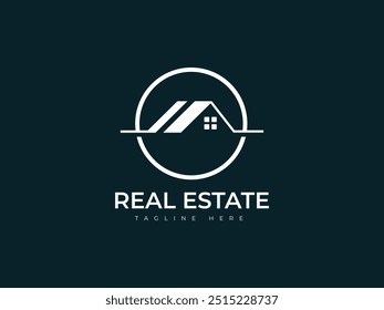 Real Estate Logo Design. Construction Logo, Building Logo design Template