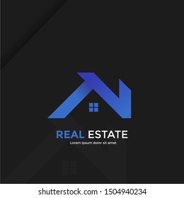 Real Estate Logo Design. Creative Real Estate Vector Design. Vector. House. Eps10