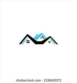 Real Estate Logo Design. Creative abstract real estate icon