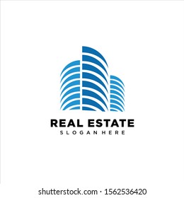 Real Estate Logo Design. Creative abstract real estate icon logo template, Creative Building Concept Logo Design Template,  logo design inspiration