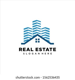 Real Estate Logo Design. Creative abstract real estate icon logo template, Creative Building Concept Logo Design Template,  logo design inspiration