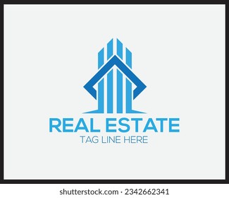 Real estate logo design with Creative Idea