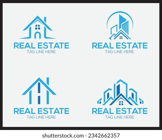 Real estate logo design with Creative Idea