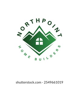Diseño de logotipos de bienes raíces idea creativa logotipos Imagen de Vector.