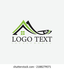 real estate logo design with dollar sign