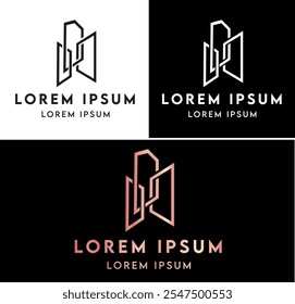 Real estate logo design element. vector illustration