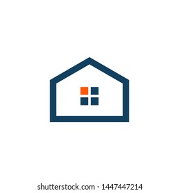 Real Estate Logo Design, House abstract, Creative abstract real estate icon logo - vector designs