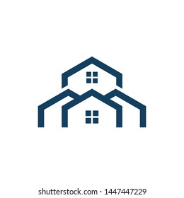 Real Estate Logo Design, House abstract, Creative abstract real estate icon logo - vector designs
