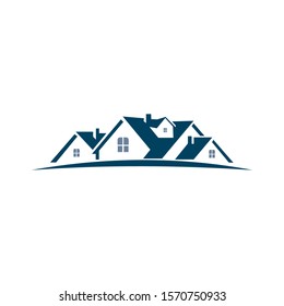 Real Estate Logo Design. House Logo Design. Simple Real Estate Vector Icons