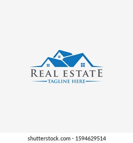 Real estate logo design. House logo design.  Vector logo template.