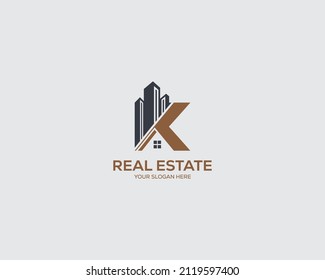 

Real Estate Logo Design House Logo Stock Vector.