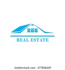 Real Estate logo design. House abstract concept icon