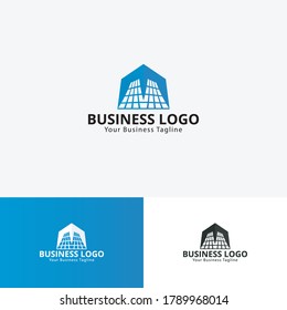 Vector de iconos de diseño de logotipo inmobiliario