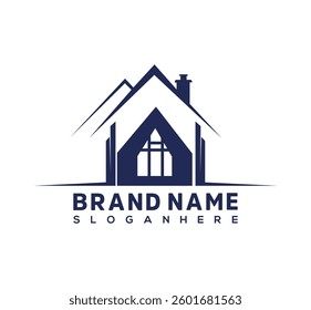Real Estate Logo Design, icon Logo design house design 