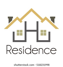 Real Estate Logo design, icons, symbols, vector, abstract, set, shapes