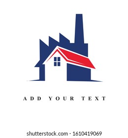 real estate logo design & illustration vector art