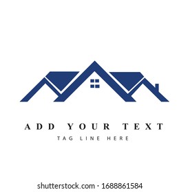 Real estate logo design & illustration vector art for print 