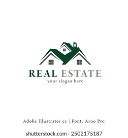 Bienes Raíces Diseño de Logo ilustrador cc