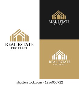 Real Estate Logo Design Inspiration, Vector illustration
