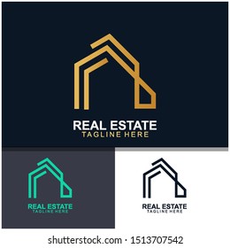 Real Estate Logo House Roof Related Stock Vector (Royalty Free) 1231633999