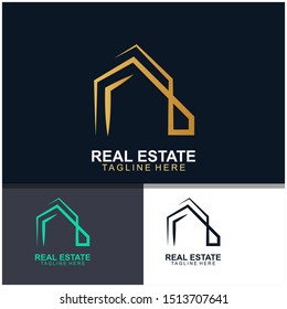 Real Estate Logo House Roof Related Stock Vector (Royalty Free) 1231633999