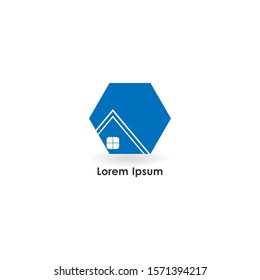 real estate logo design. modern template. logo design company. illustration vector