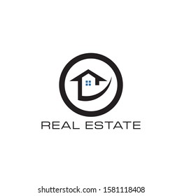 Real estate logo design. Modern and elegant style design. Bussines logo design template.