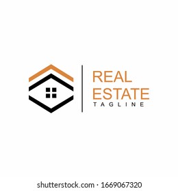 Simple Logo Real Estate Logo House Stock Vector (Royalty Free) 1592148604