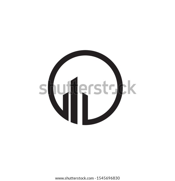 Logo Design Fur Immobilien Mit Einer Modernen Stock Vektorgrafik Lizenzfrei