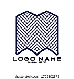 Diseño de logo inmobiliario. Vista de la Perspectiva del edificio moderno. Plantilla del logo de la residencia. Logotipo de la construcción. Ideas de logotipos de rascacielos gemelos.