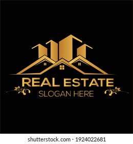 Real Estate Logo design. Property and Construction vector logo design Template. 