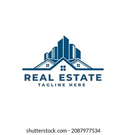 Diseño de logotipo inmobiliario sencillo