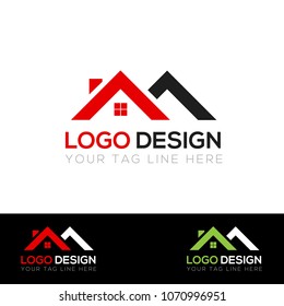 Real Estate Logo Design Template Vector EPS