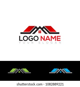 Real Estate Logo Design Template Vector