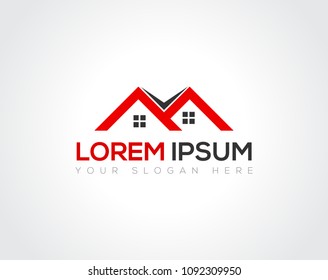 Real Estate Logo Design Template Vector EPS
