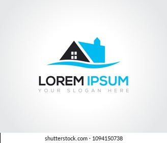 Real Estate Logo Design Template Vector EPS