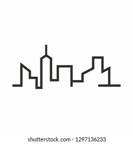 Real estate logo design template vector illustration